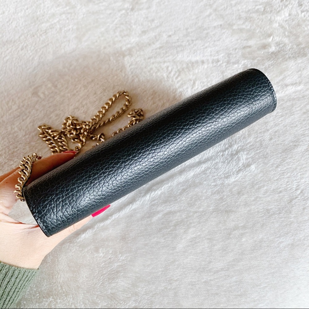 NWT Authentic Gucci Flap Clutch Wallet on Chain​ - Picture 4 of 9